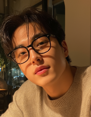 [ALPIC 알픽] 사각 뿔테 BLOC