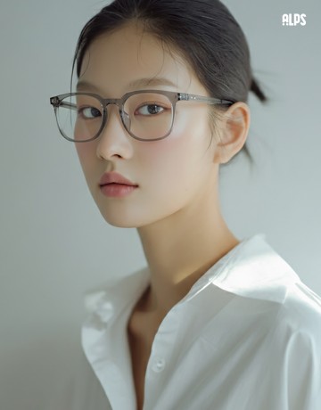 [벨로티카] 그릴아미드 TR 심플 사각 국산 뿔테 8309